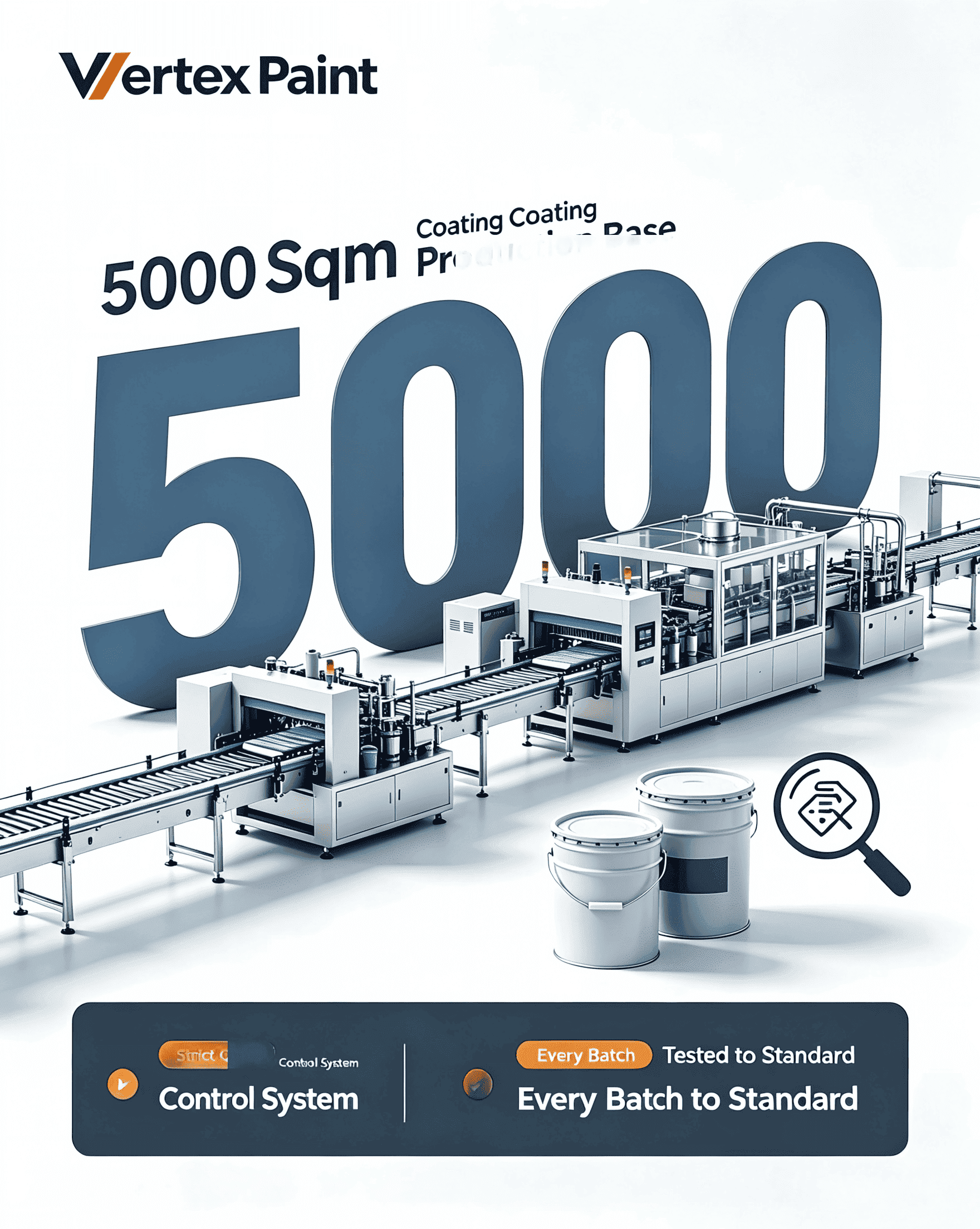 5000+ square meter production base